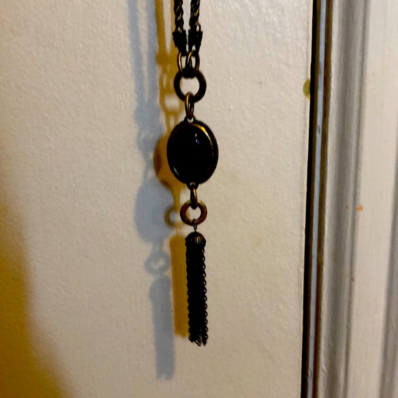 Opal gem necklace (long) - Picture 1 of 3